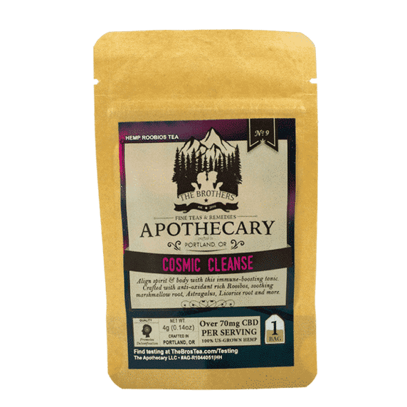 Brothers Apothecary | Cosmic Cleanse Hemp  Tea | 60mg/Serving*