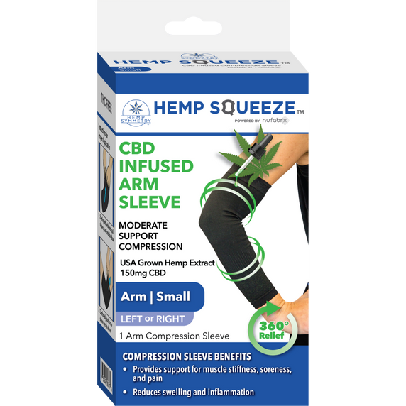 Hemp Symmetry | Hemp Squeeze | Arm Sleeve | 150mg CBD