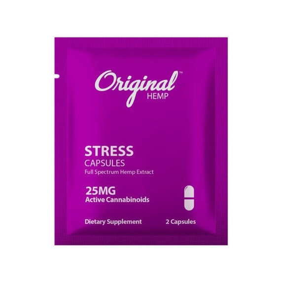 Original Hemp | 25mg Capsules | Stress | 2 Sizes!