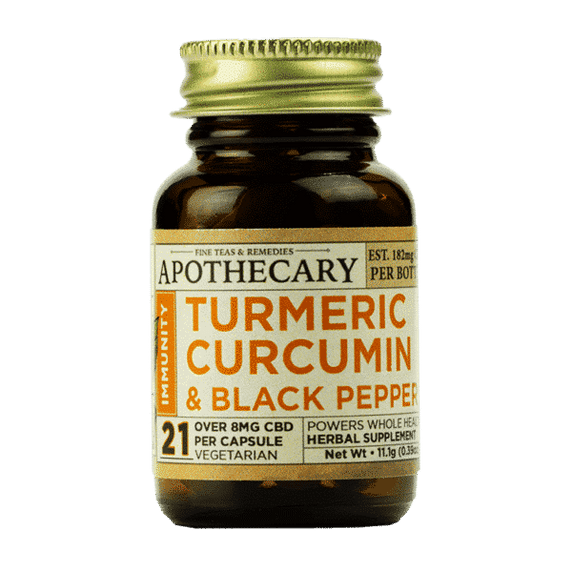 Brothers Apothecary Immunity Support  CBD and Turmeric Capsules