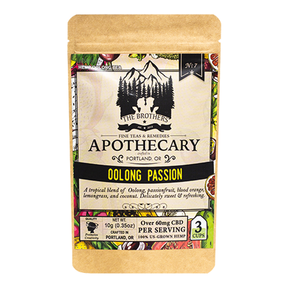 Brothers Apothecary | Oolong Passion Hemp Tea | 60mg/Serving*