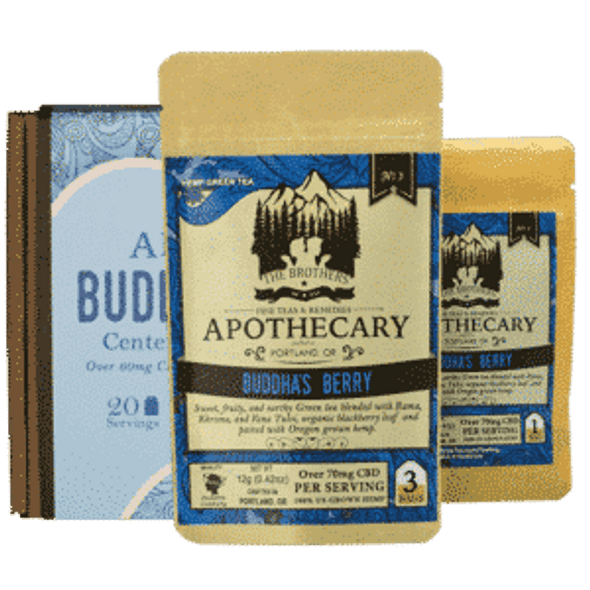 Brothers Apothecary | Buddha's Berry Hemp Tea | 60mg/Serving*