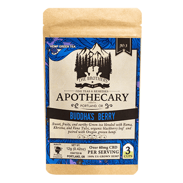 Brothers Apothecary | Buddha's Berry Hemp Tea | 60mg/Serving*