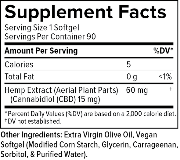 +PlusCBD  Gold Softgels  Extra Strength~