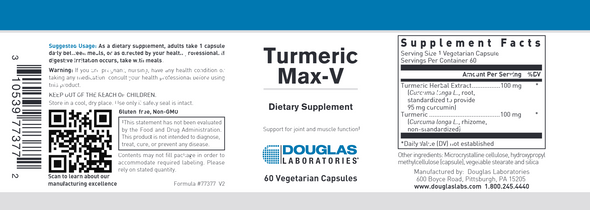 Douglas Labs Turmeric Max 60 Vegcaps
