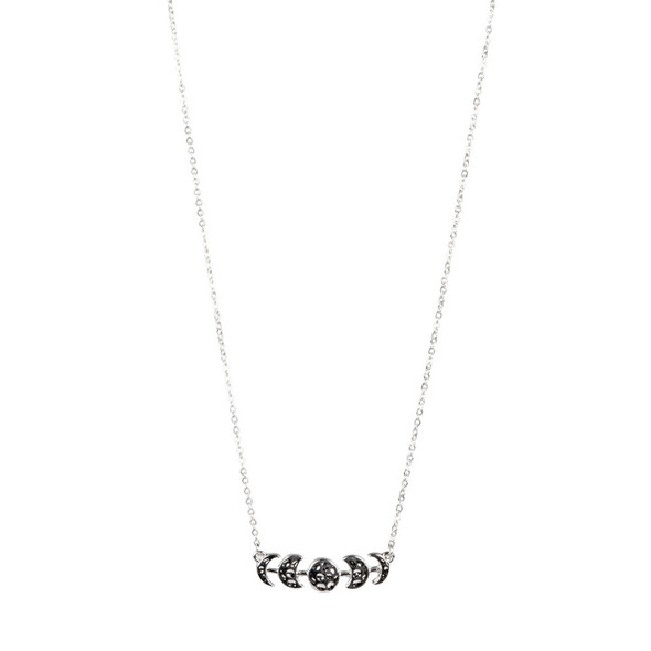 Jewelry Moon Phases Necklace Adjustable