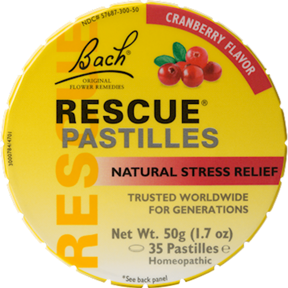 Bach  Rescue Pastilles  Cranberry  35 lozenges