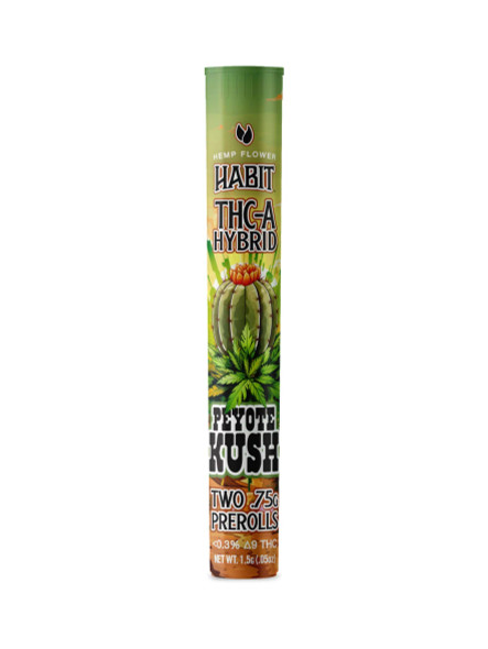 Habit THCA Pre-Rolls 2ct Peyote Kush Hybrid