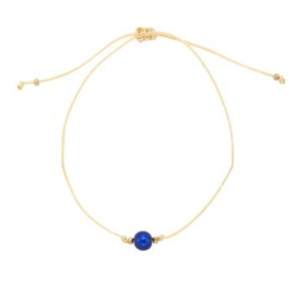 Adjustable  One Bead Mood Bracelet