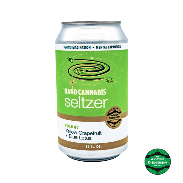 Asheville Hemp Cosmic Yellow Grapefruit + Blue Lotus Beverage