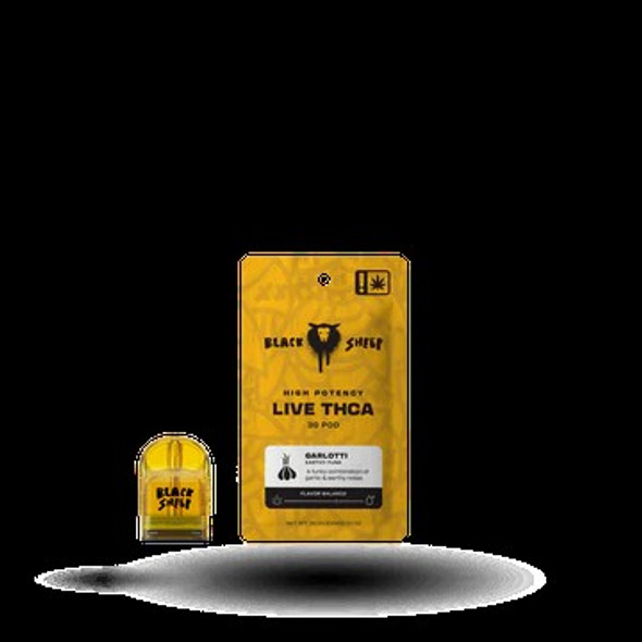 Black Sheep High Potency THCa, THCp and D8 Live Resin Pods in 6 Strains