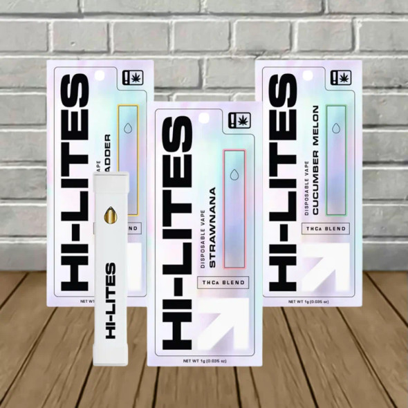 Hi-Lites THCa Blend 1g Disposables in 3 Strains