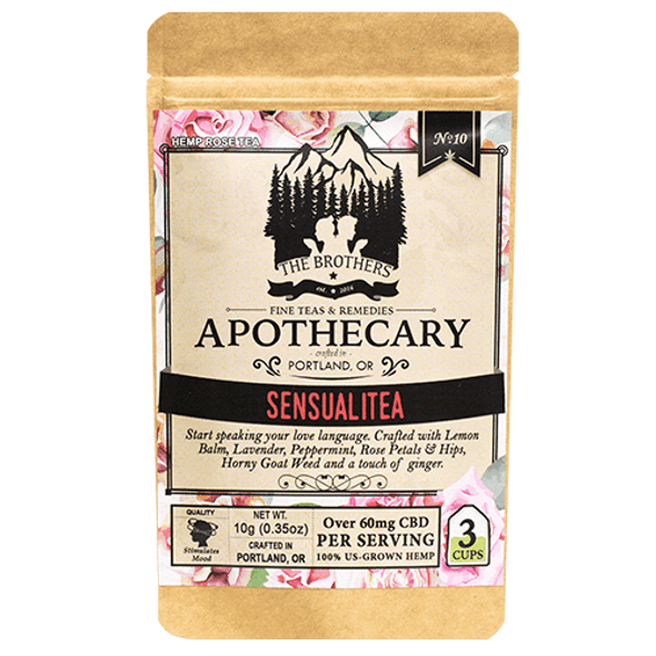 Brothers Apothecary | Sensualitea Hemp Tea | 60mg/Serving*