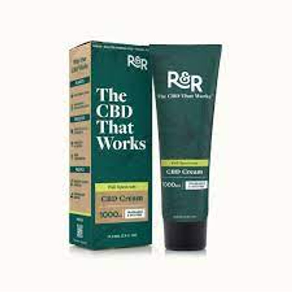 R&R Medicinals | CBD Pain Cream | Full Spectrum | 2000mg | 2.5oz