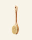 Long Handle Wood and Natural Bristle Bath Brush