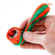 5.5" SirEEL Silicone Savant Hand Pipe with Glass Screen in Assorted Colors