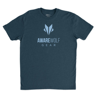 Tシャツ・カットソー [TYPESERVICE] Mixed Graphic T-Shirt [Navy] Awarewolf Gear Flagship Short Sleeve T-shirt Heather Navy