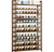 The Bamboo Pinnacle 8-tier bamboo corner shoe storage tower