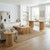 The Tally Spindle | Conical Slatted Timber Side Table - E1