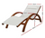 The Larchwood Solstice | Curved Timber Ergonomic Sun Lounge - E1