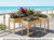 The Cedarwood Sanctuary Grand Duo | 120x60x80cm Wooden Planter Set - E1