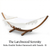 The Larchwood Serenity | Boho Double Timber Hammock with Tassels - E1