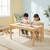 The Piccolo Atelier | Solid Pinewood Kids Activity Table & Chair Set - E1