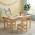 The Piccolo Atelier | Solid Pinewood Kids Activity Table & Chair Set - E1