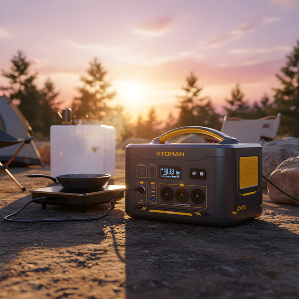 The Hera Expansion E1 1000W expandable LiFePO4 solar power station