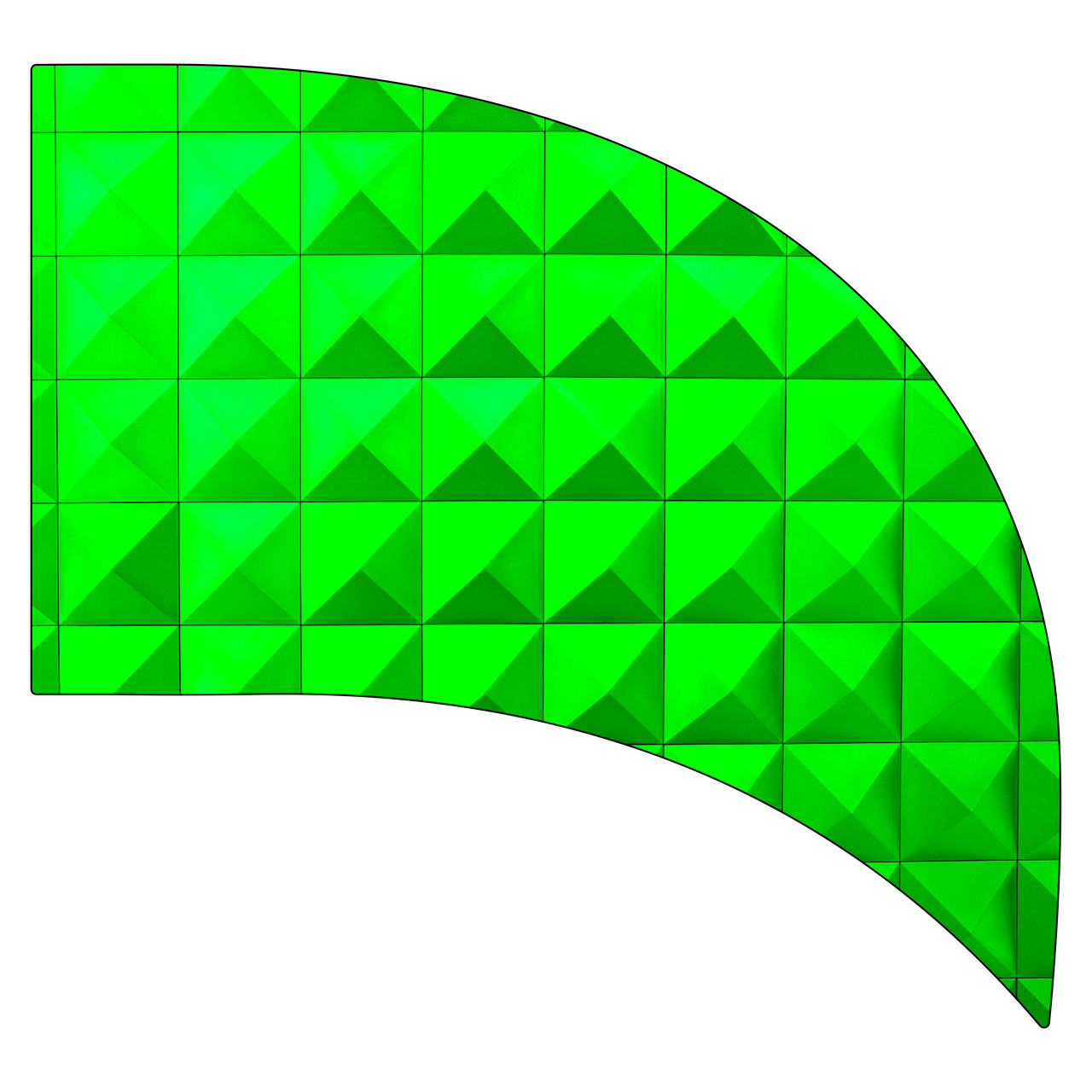 Color Guard Flag -SWING S2 - Radical Green - Pro-Graphx