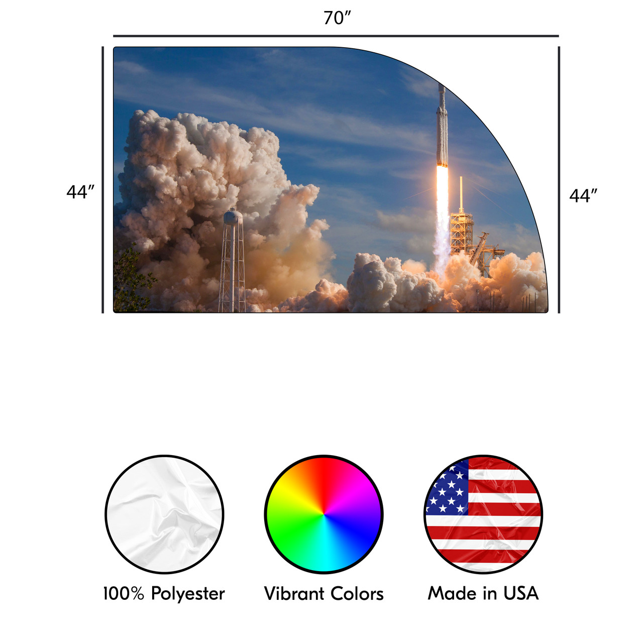 Color Guard Flag -SWING S5 - Rocket - Pro-Graphx