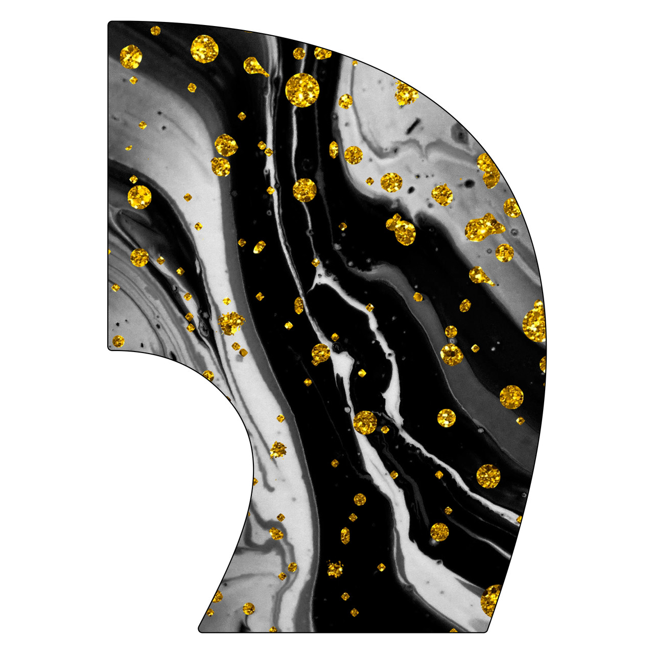 Color Guard Flag -SWING S7 - Glitter Dots Green - Pro-Graphx