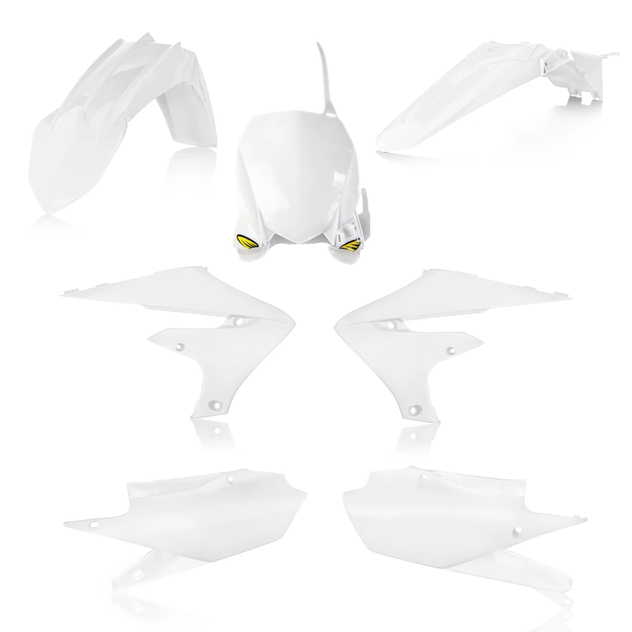 Cycra 5-Piece Body Kit — Yamaha YZ250F / YZ250FX / YZ450F / YZ450FX (2018–2024) — White