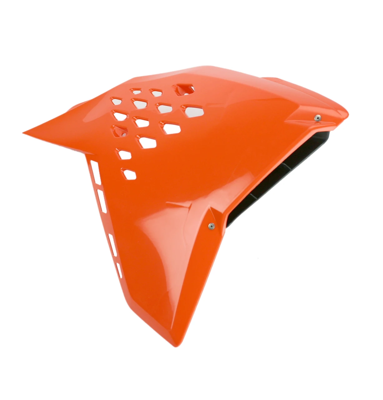 Cycra Radiator Shroud — KTM 125–530 SX/XC/XC-W/XCF-W/EXC/EXC-R/XCR-W/XCW (2007–2011) — Orange