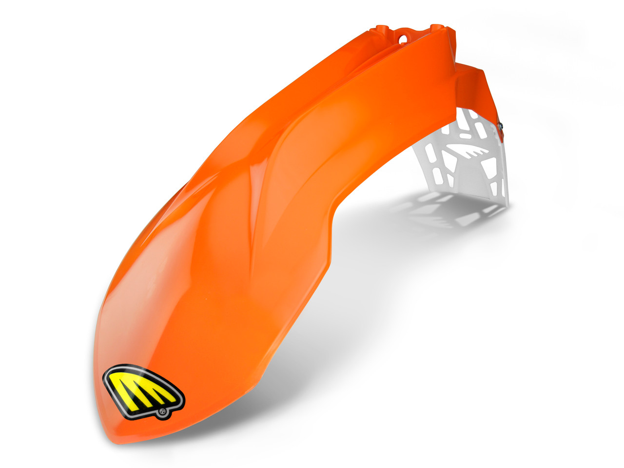 Cycra Cycralite Front Fender — KTM 125–500 SX/XC/XC-W/XCF-W/EXC/XCW (2013–2016) — Orange