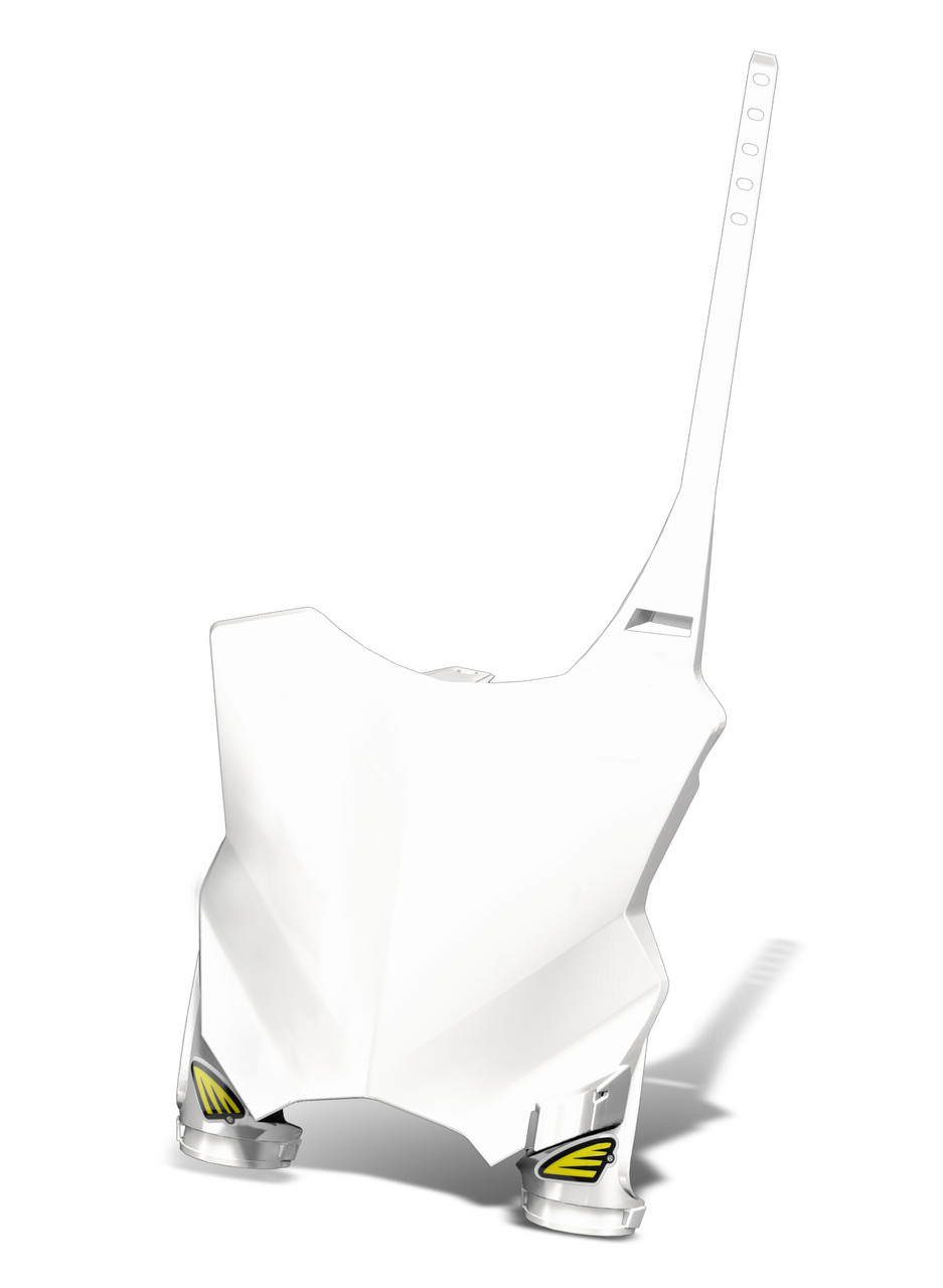 Cycra Stadium Number Plate — Kawasaki KX250/F / KX250X / KX450/F / KX450X (2016–2024) — White
