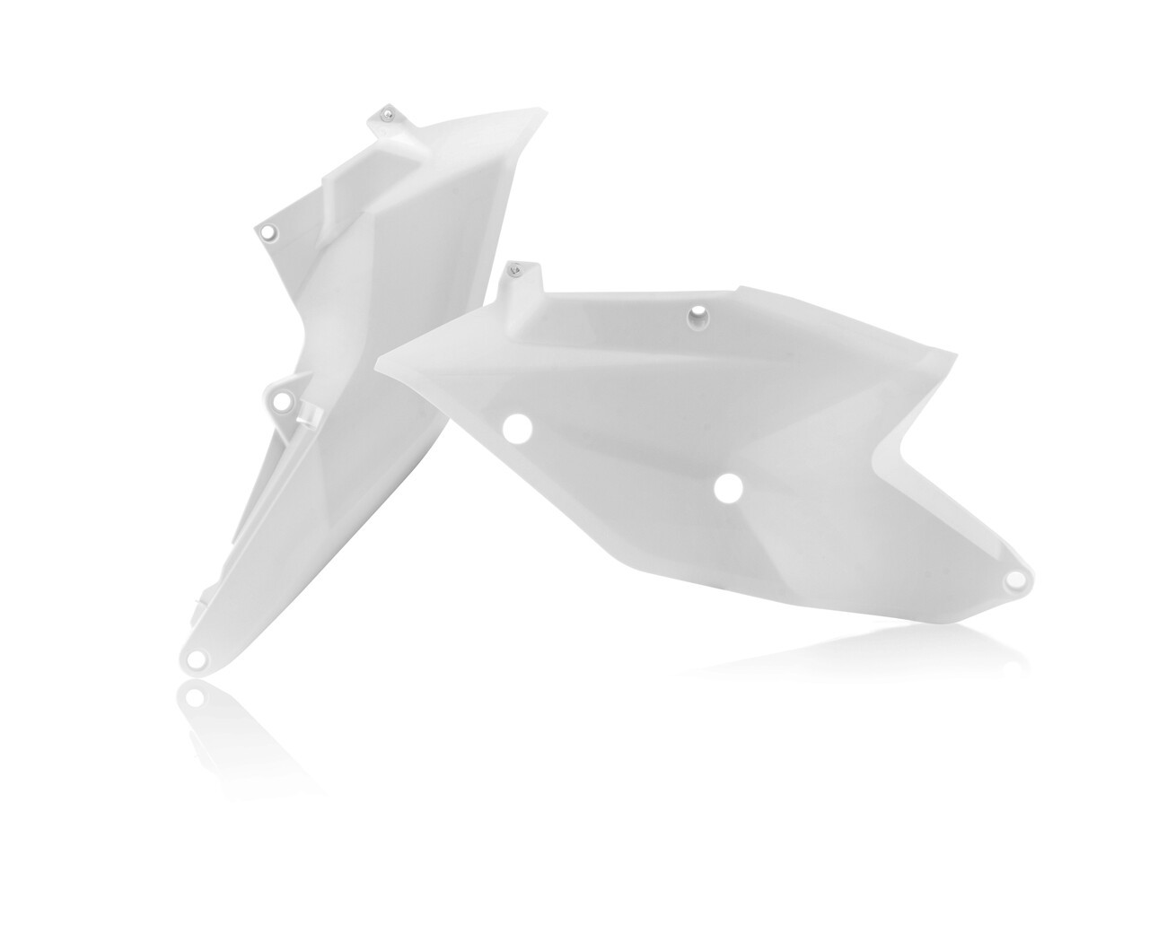 Cycra Side Panels — KTM 125–450 SX/XC-W/XC/EXC (2016–2019) — White