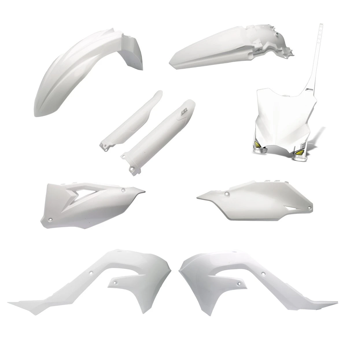 Cycra Plastics — Kawasaki KX250 / KX250X / KX450 / KX450X (2019–2024) — White