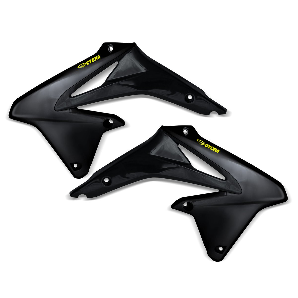 Cycra Radiator Shroud - Suzuki RMZ-250 (2010–2018) — Black