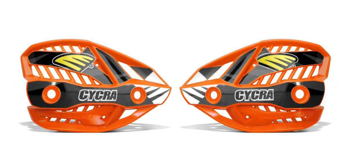 Cycra Pro Bend Ultra Hand Shields — Orange