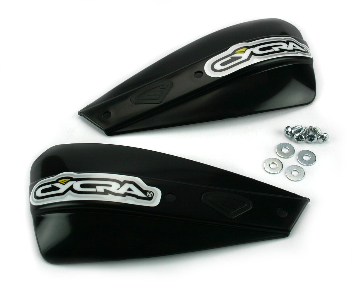 Cycra Low Profile Enduro Hand Shields Plastic — Black