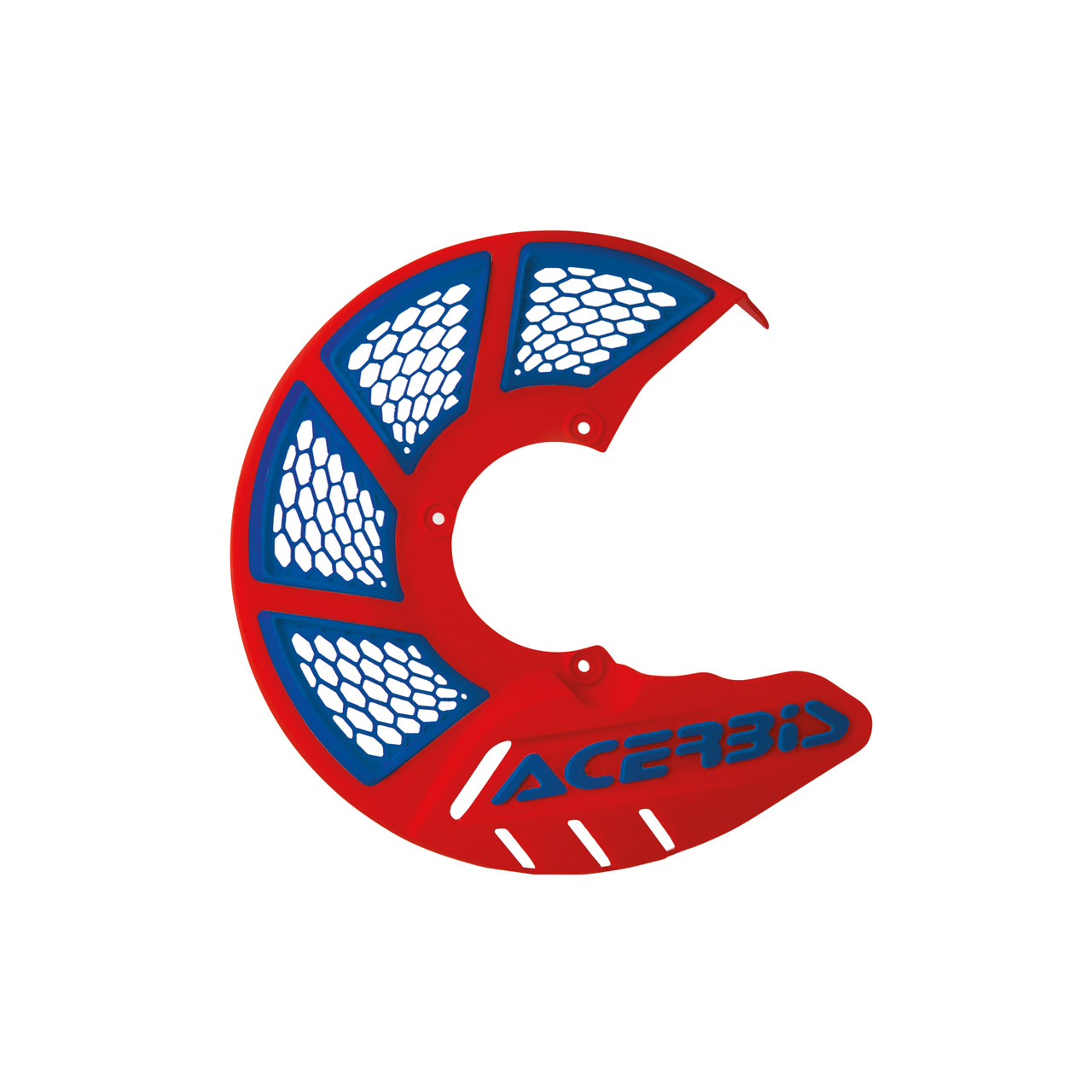 Acerbis X-Brake Vented Disc Cover — Red / Blue
