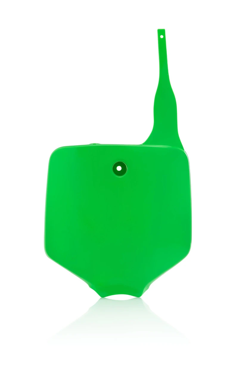 Acerbis Front Number Plate - Kawasaki / Suzuki KLX110 DRZ110 RM65 KX65 (2000-2027) — Green