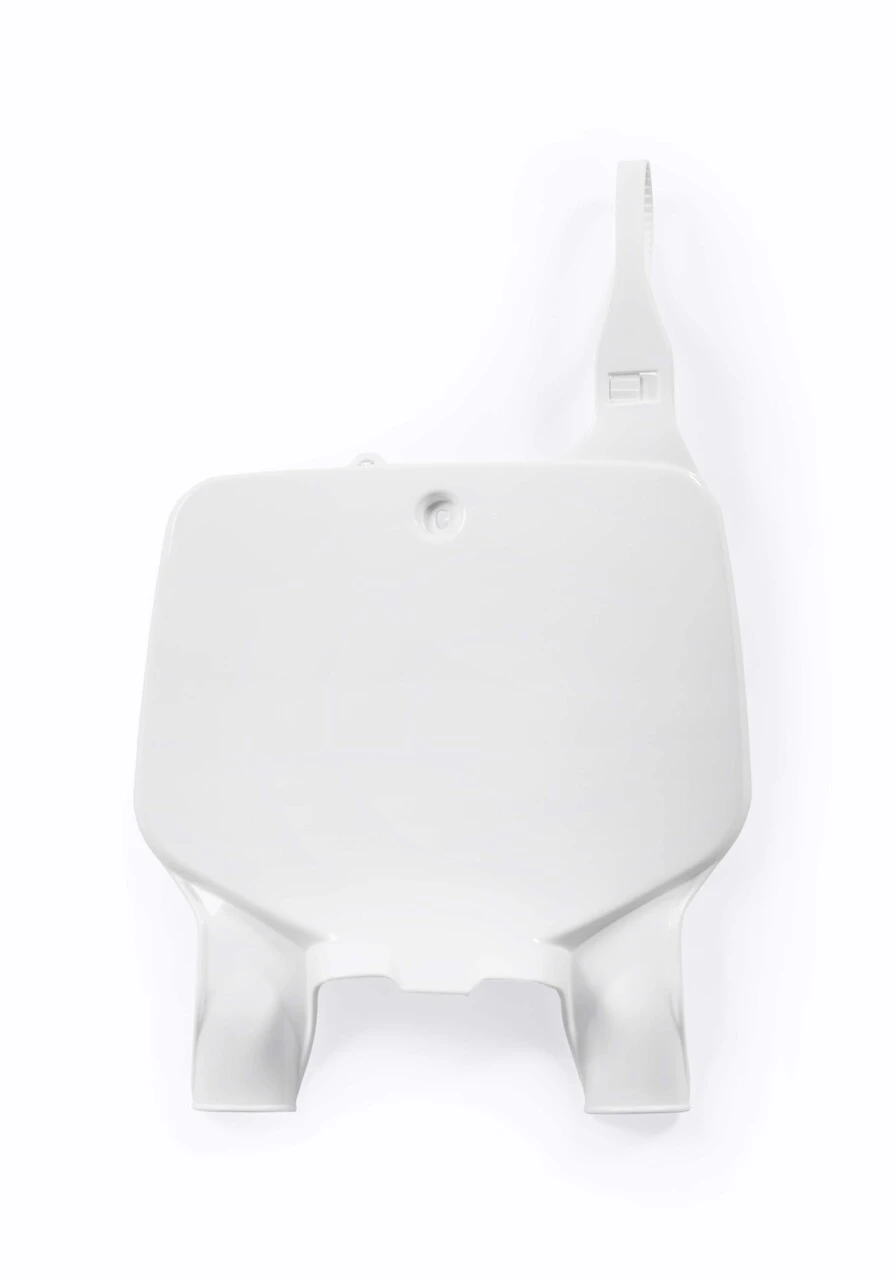 Acerbis Front Number Plate - Kawasaki KX125/250/500 (1996-2002) — White