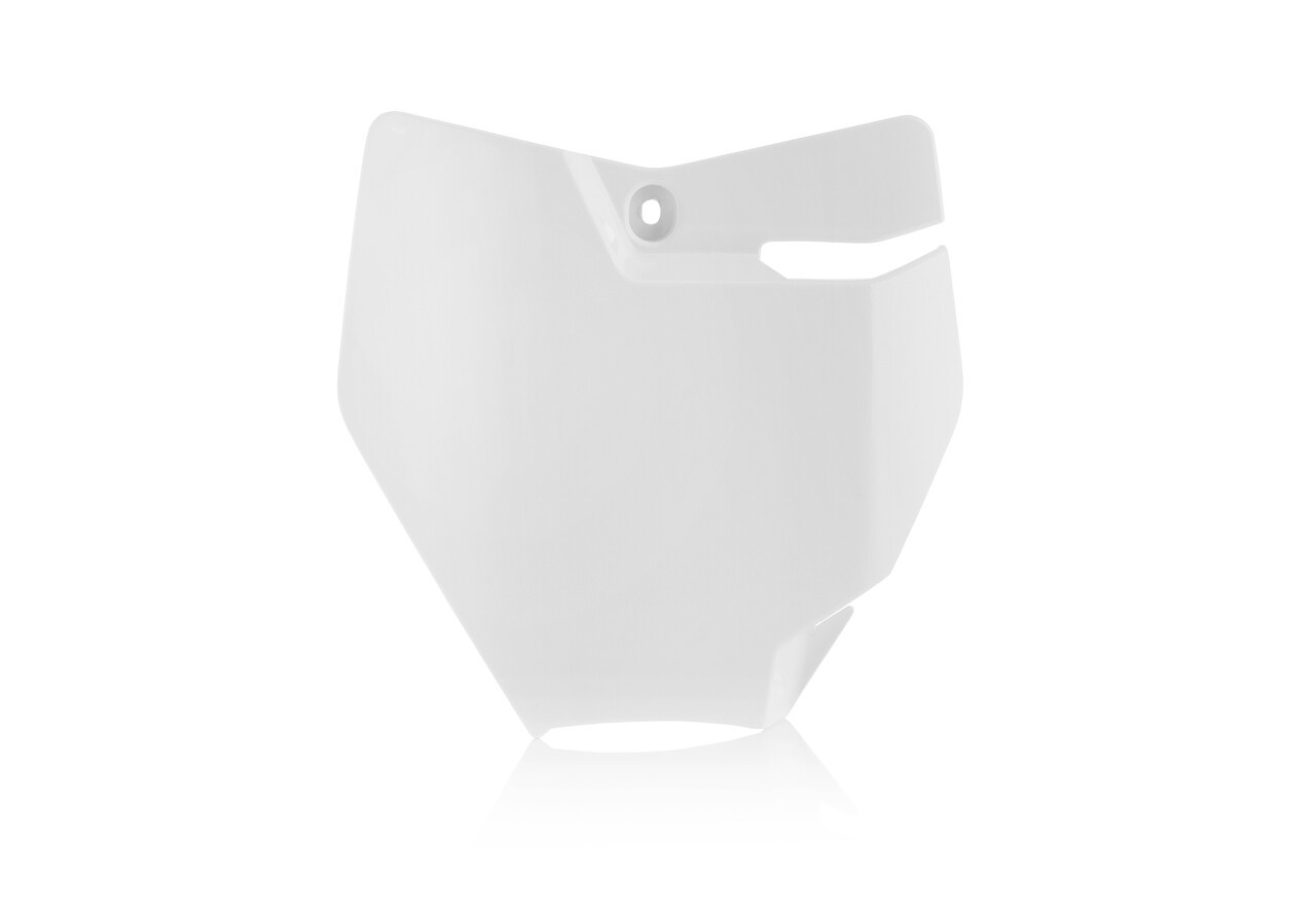 Acerbis Front Number Plate - KTM / GasGas SX65 MC65 (2016-2023) — White