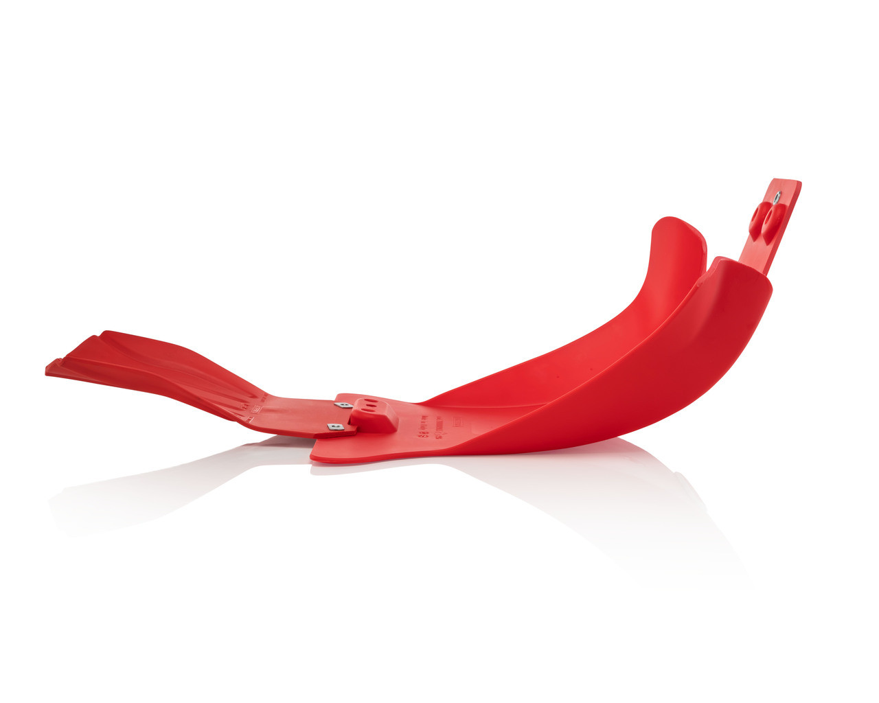 Acerbis Skid Plate with Linkage Guard - Beta RR 250 (2018-2019) — Red