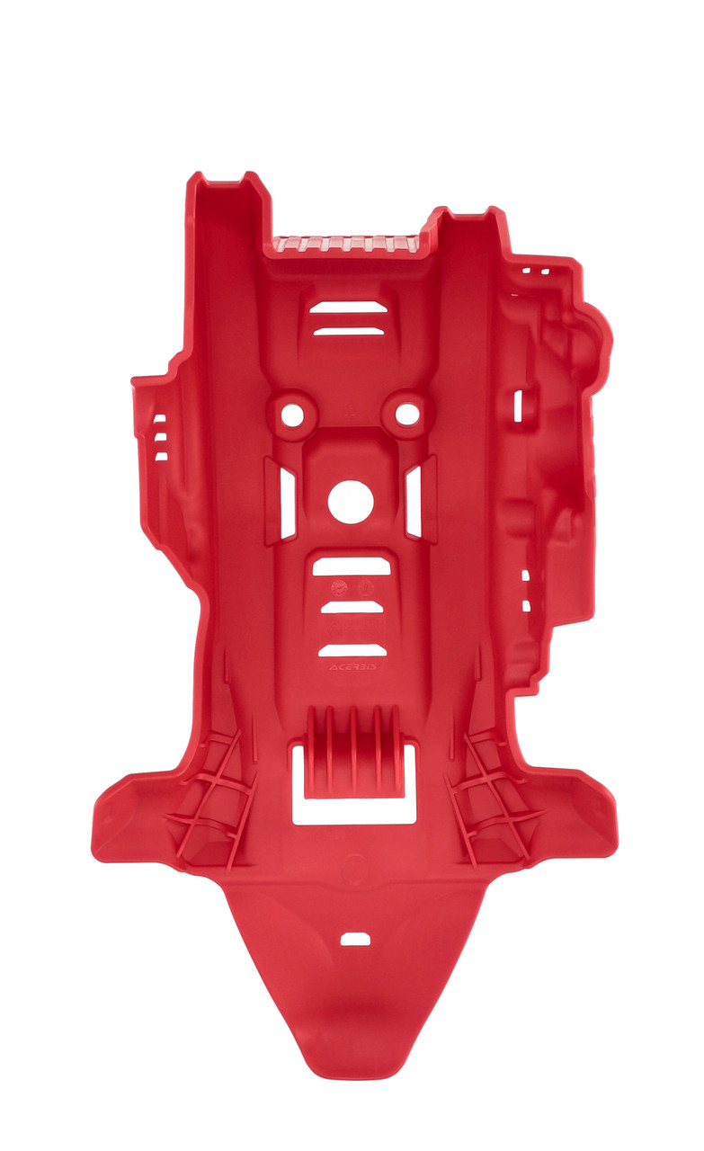 Acerbis Skid Plate with Linkage Guard - Honda CRF250R / CRF250RX (2022-2026) — Red