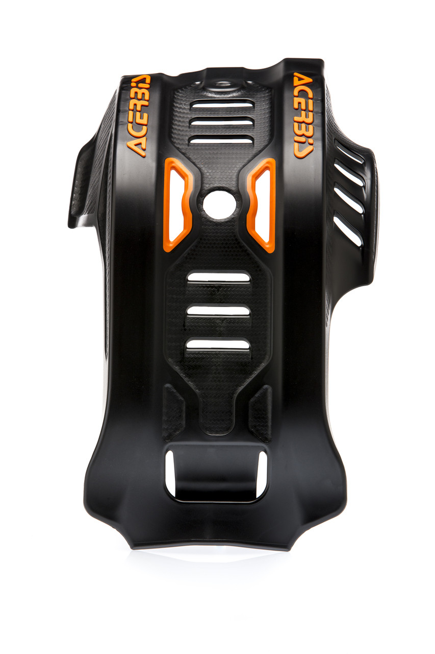 Acerbis Skid Plate - KTM EXC-F 500 / XCF-W 500 (2020-2023) — Black / Oran.