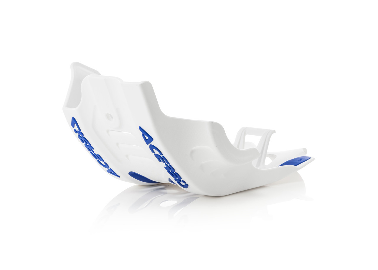 Acerbis Skid Plate - KTM / Husqvarna / GasGas 450 4T (2019-2023) — White / Blue