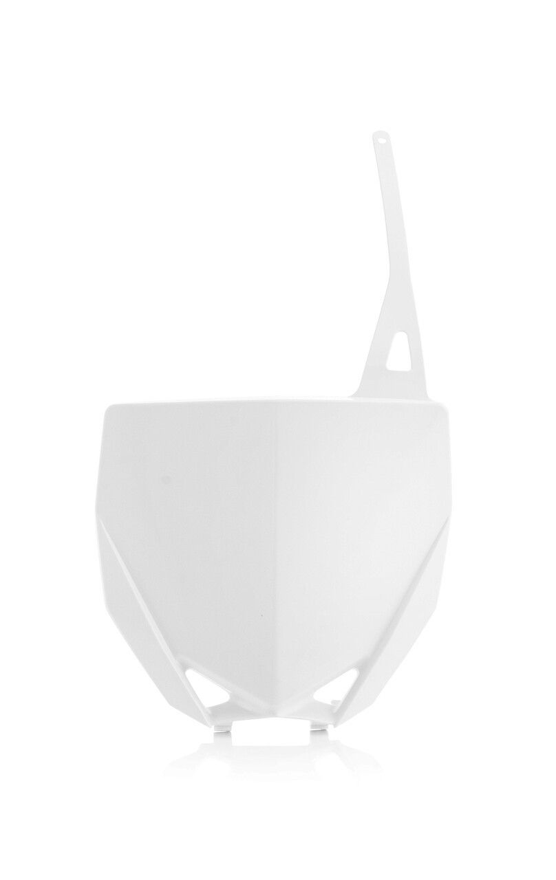Acerbis Front Number Plate - Yamaha YZ85 (2015-2027) — White